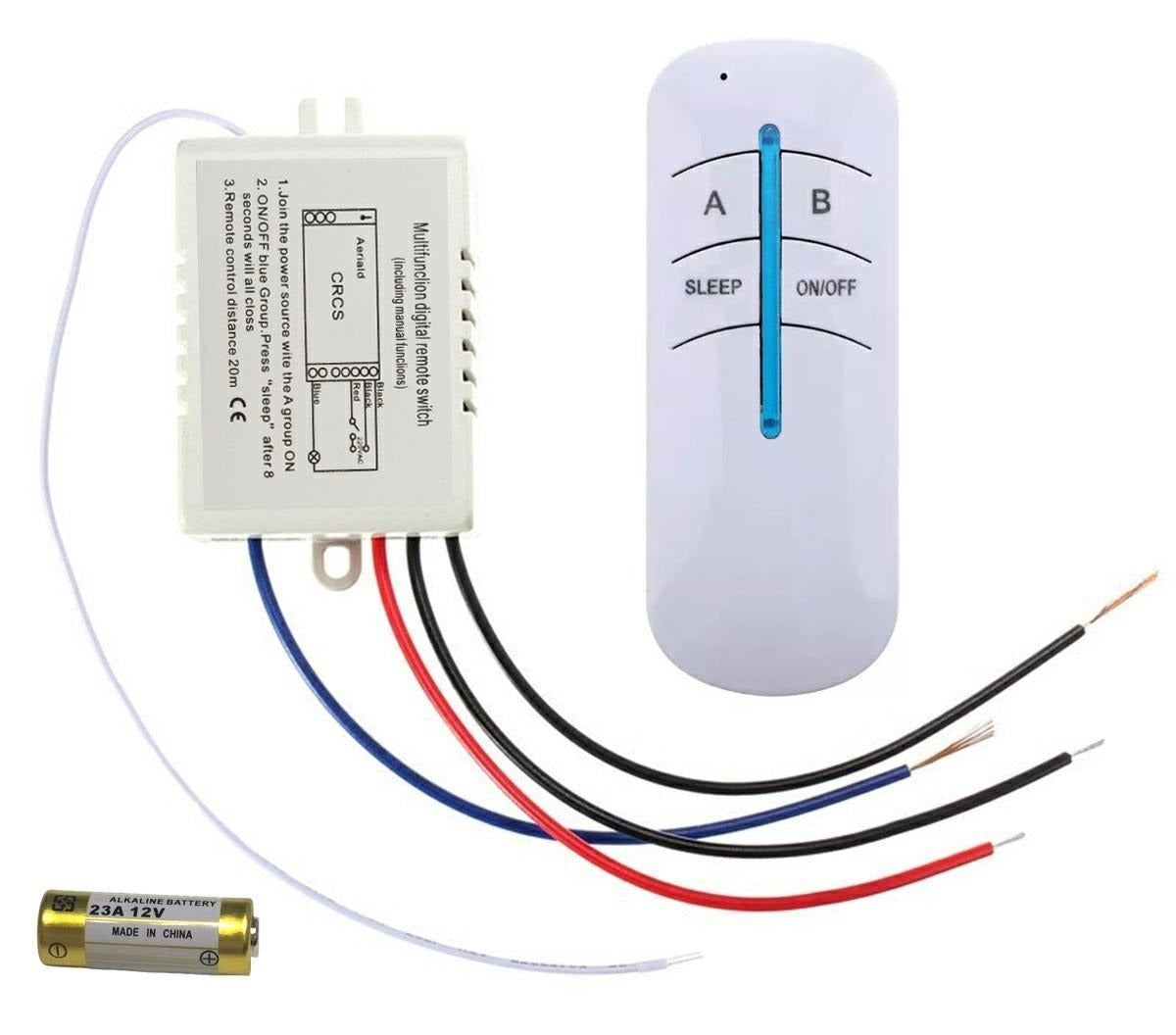 Draadloze LED controller - Met afstandsbediening - 230V - 1000W Draadloze LED controller - Met afstandsbediening - 230V - 1000W